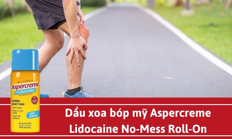  Hình ảnh dầu nóng Aspercreme Lidocaine No-Mess Roll-On